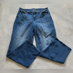 Old Navy Blue Flare Wide Leg Jeans